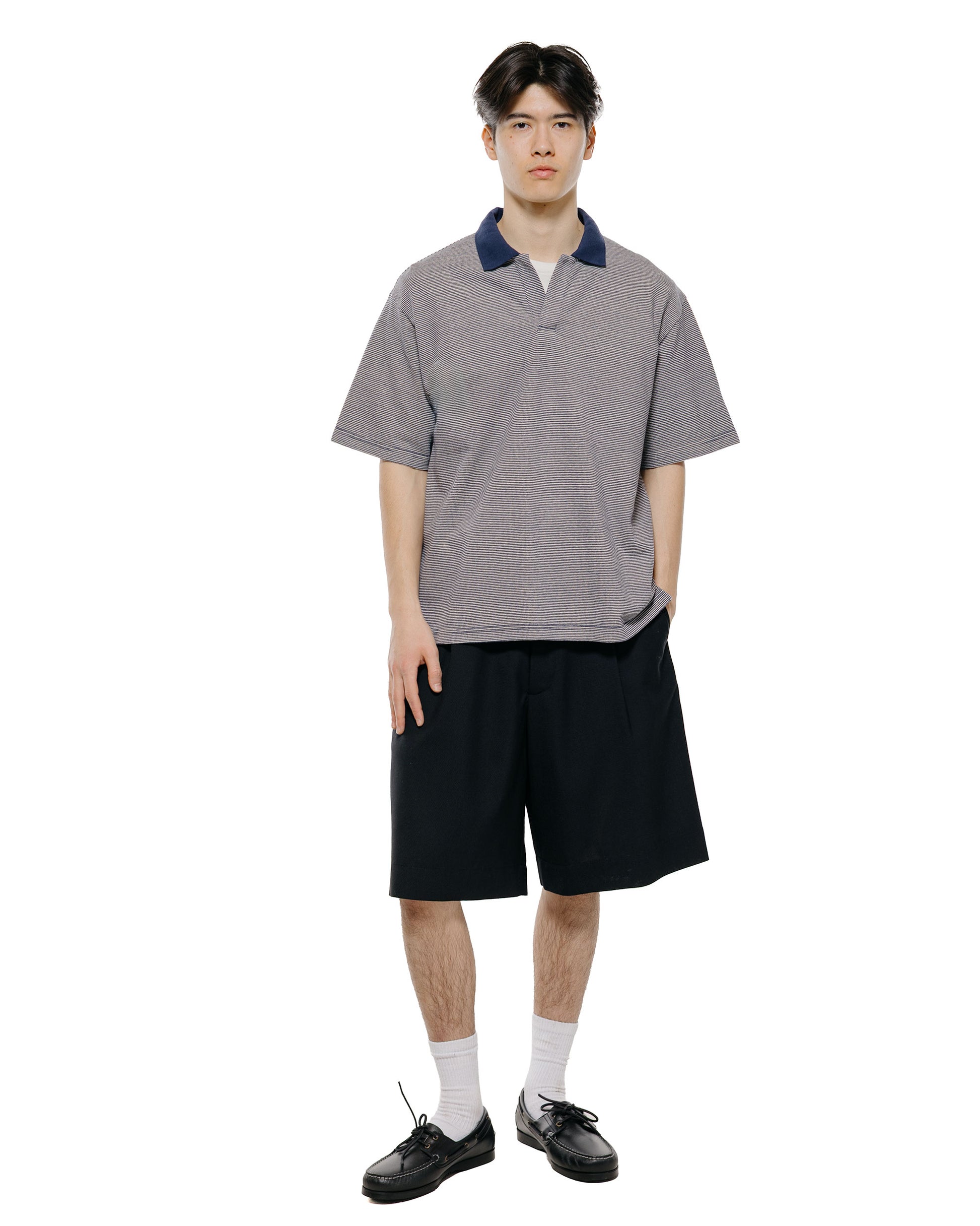lost & found Universal Products Universal Products S/S Skipper T-Shirts Navy