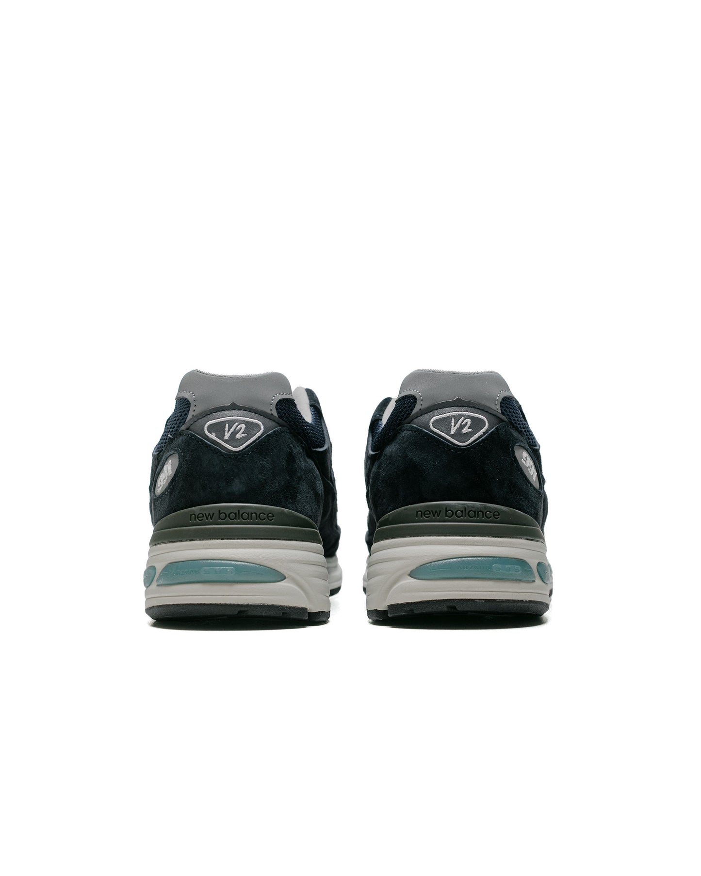 New Balance U991NV2 Dark Navy/Smoked Pearl back