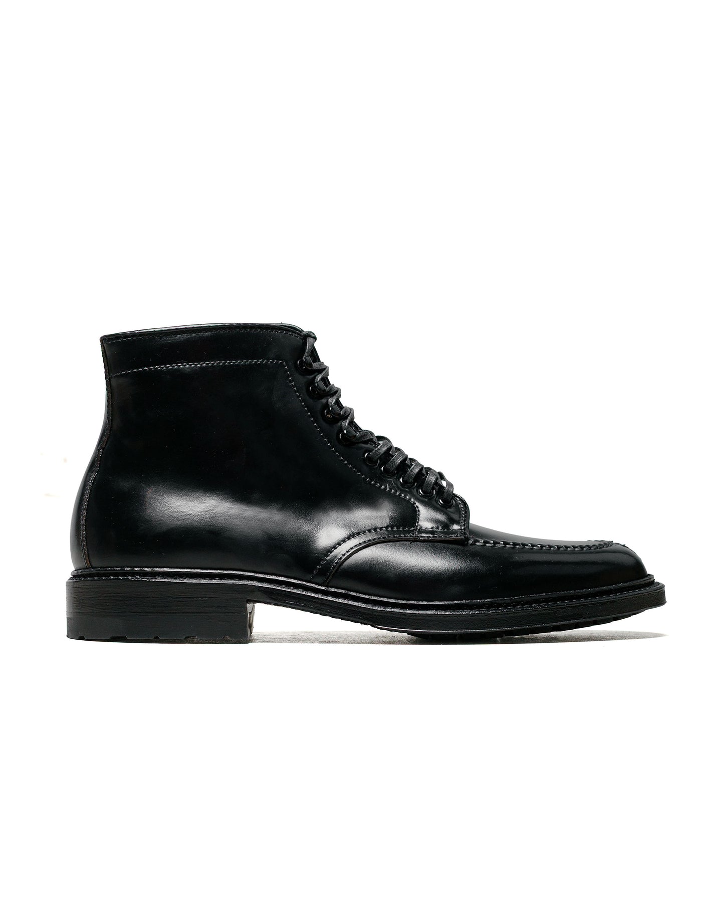 Alden Black Cordovan Tanker Boot with Commando Sole