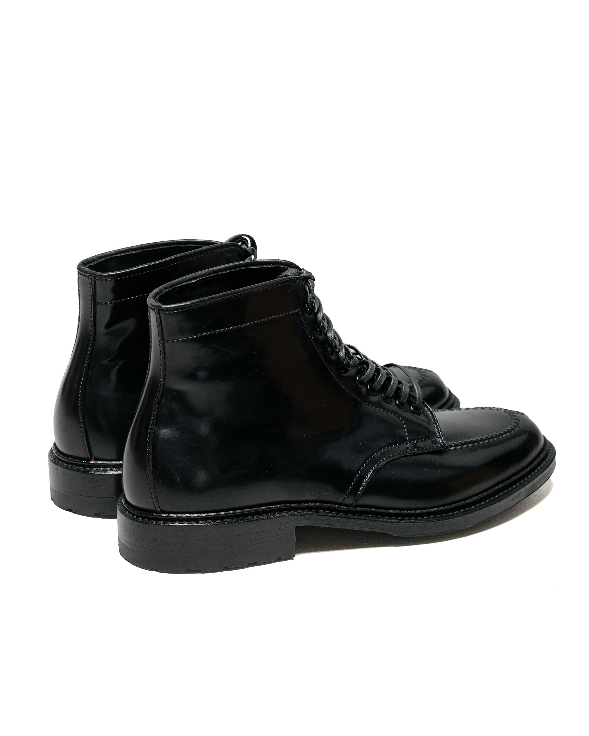 Alden Black Cordovan Tanker Boot with Commando Sole