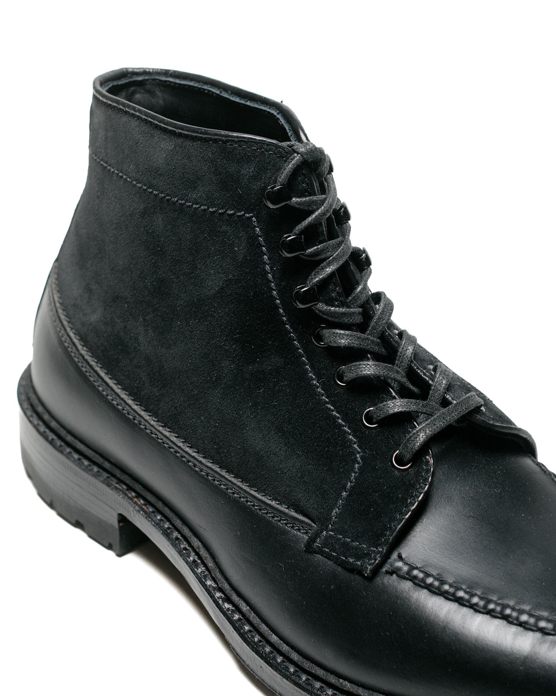 Alden Black Michigan Boot With Commando Sole close