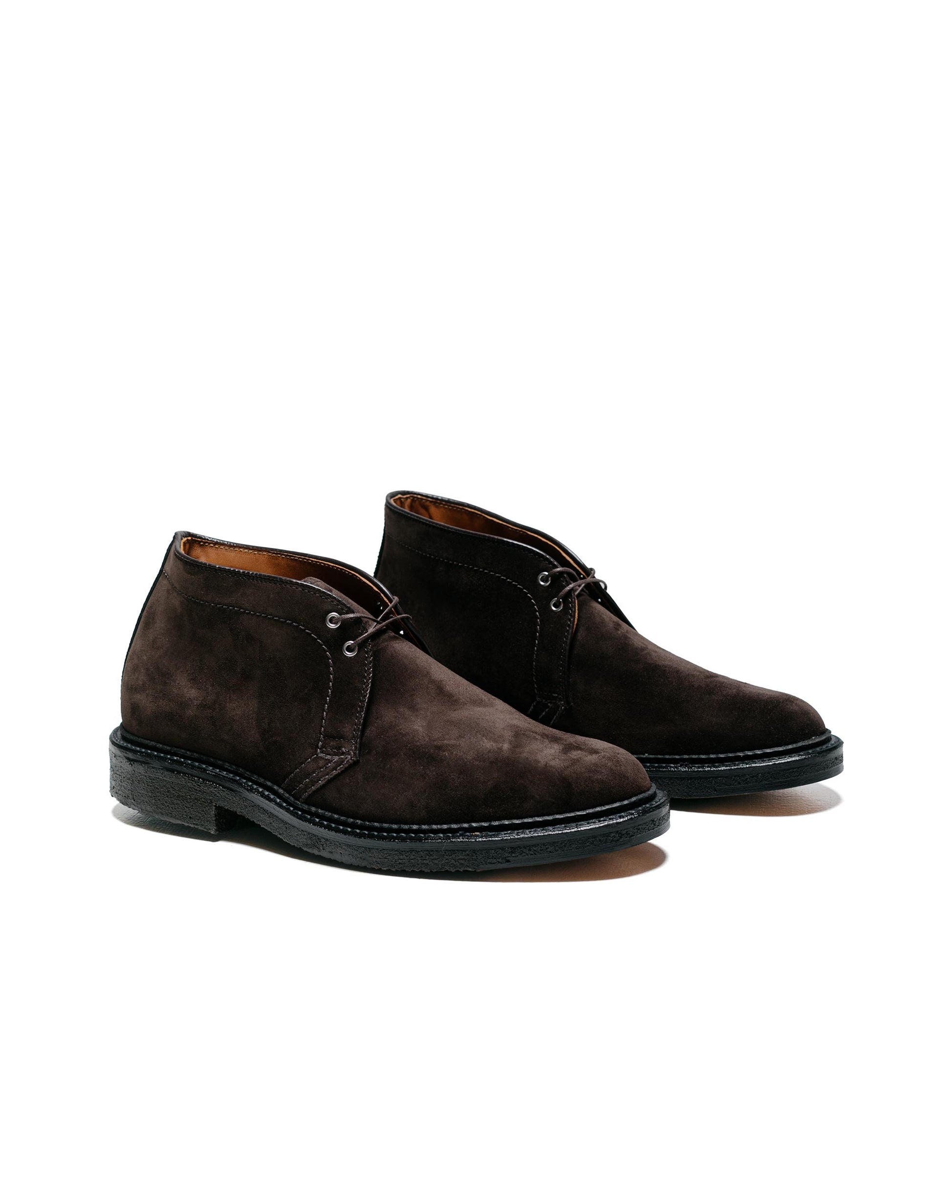 Alden Chukka Dark Chocolate Suede with Crepe Sole G1701 side