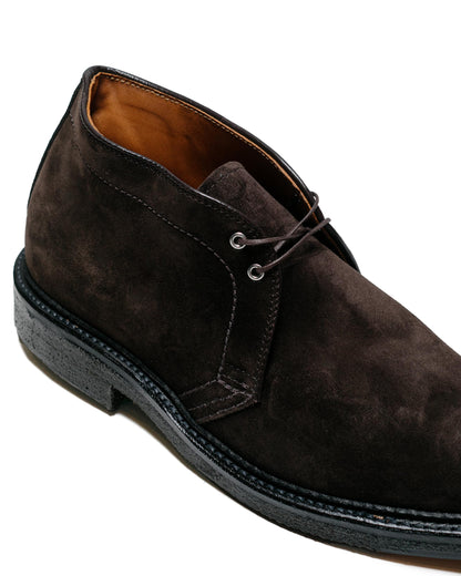 Alden Chukka Dark Chocolate Suede with Crepe Sole G1701 close