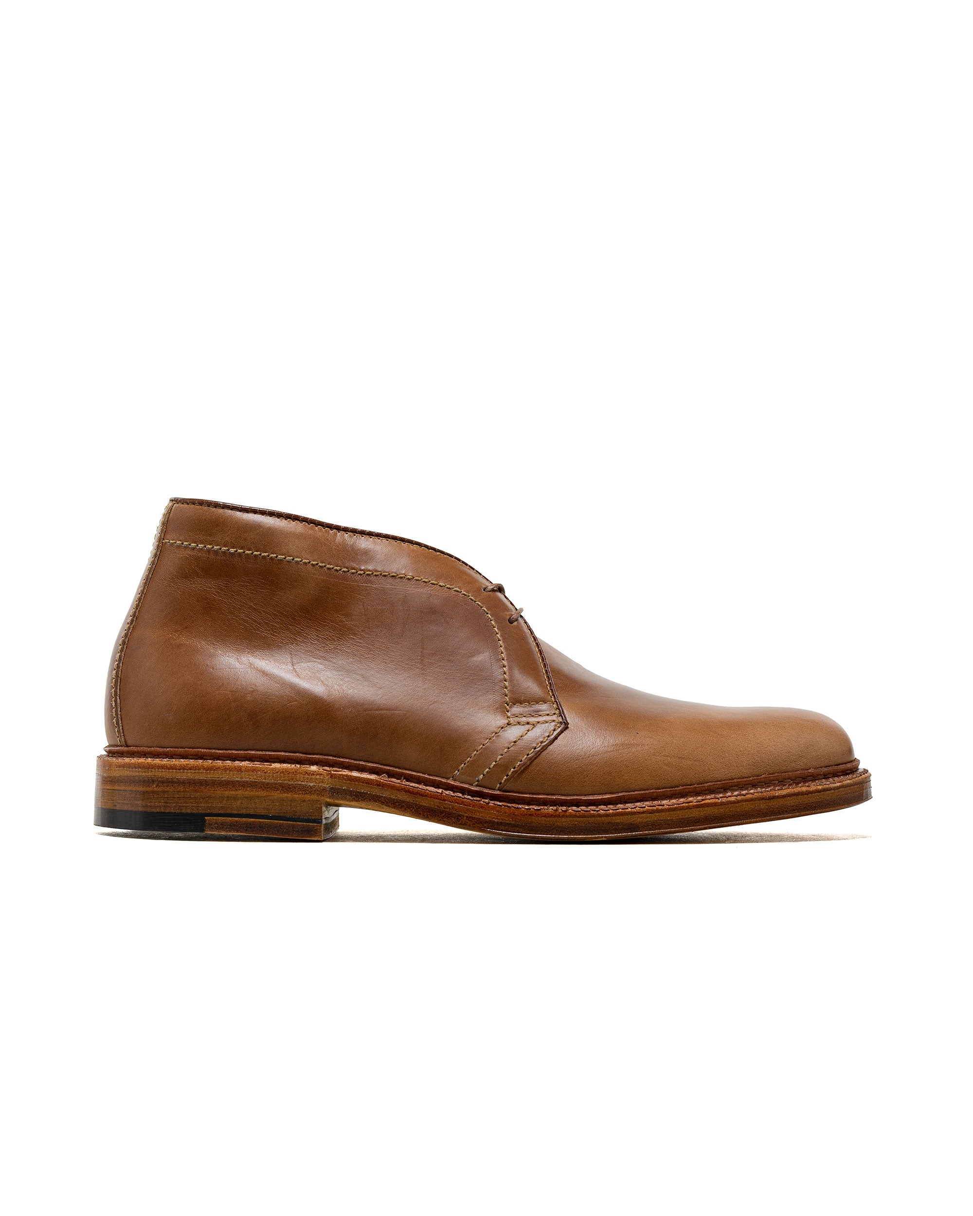 Alden Plain Toe Boot Colour 8 Cordovan with Commando Sole 4600H
