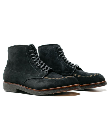 Alden Indy Boot Black Suede with Crepe Sole