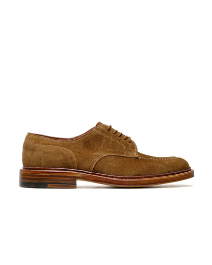 Alden Mocc Toe Blucher Snuff Suede