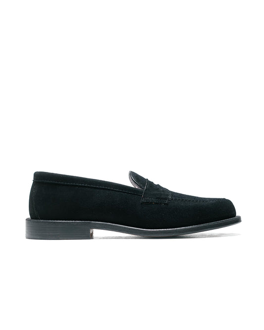 Alden Penny Loafer Black Suede 5737F 'The Little Nicky'