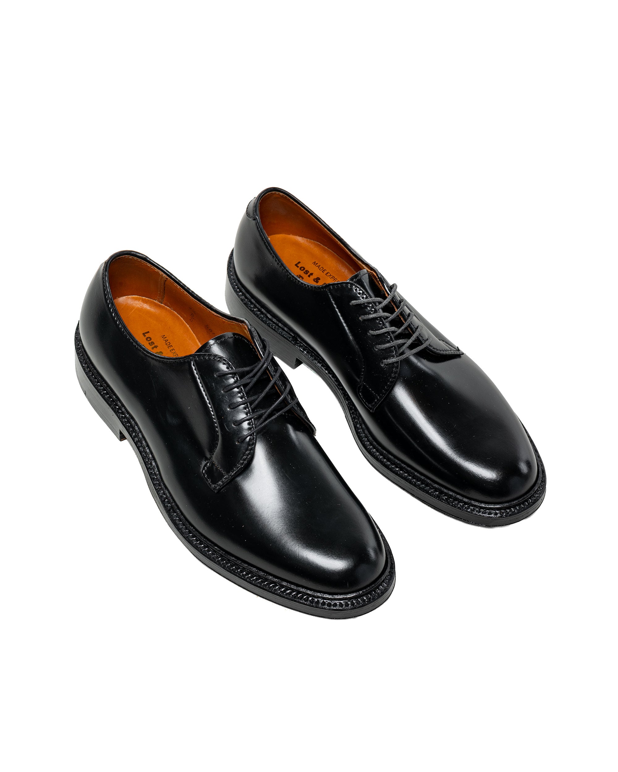 Alden Plain Toe Blucher Black Shell Cordovan 9901