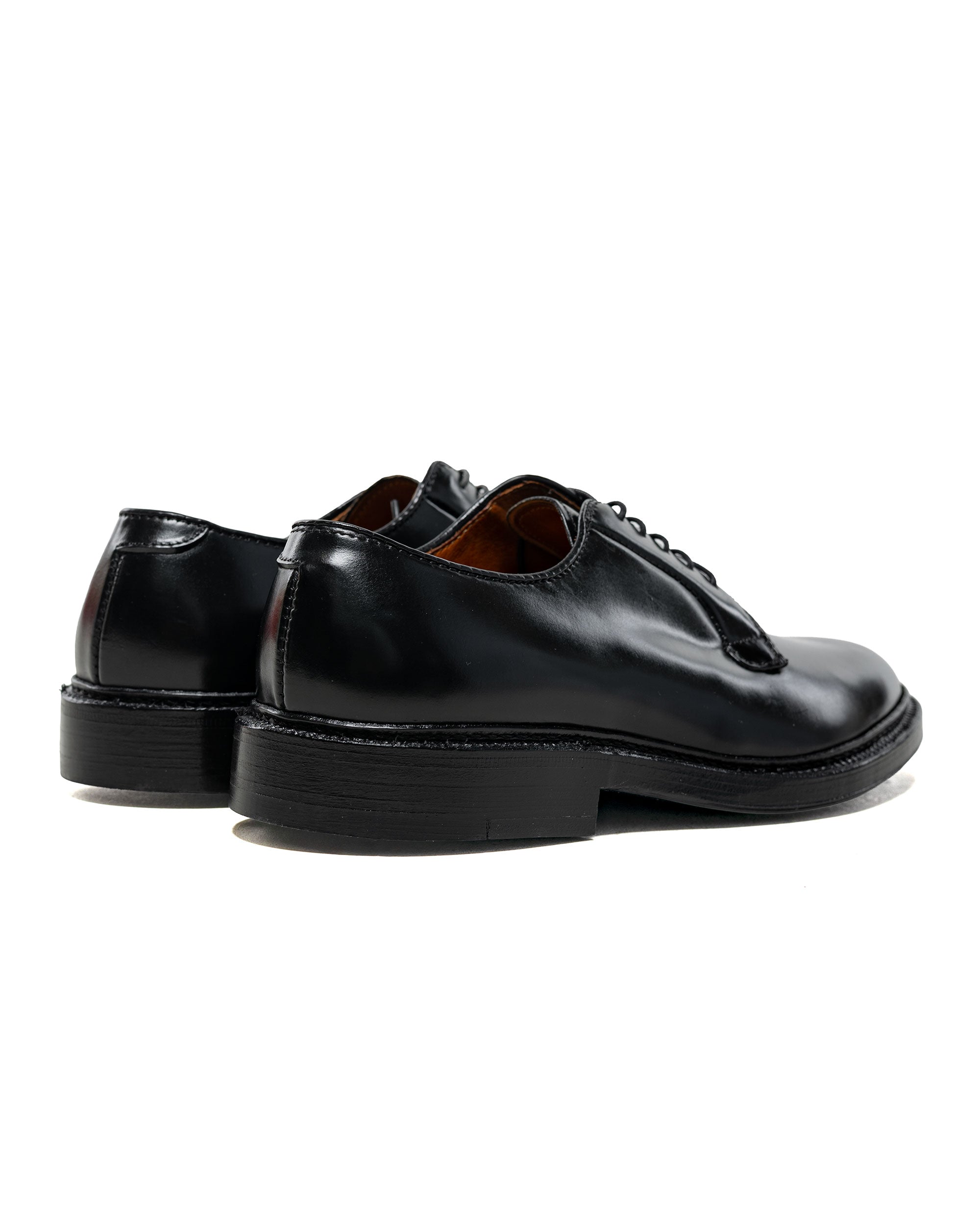Alden Plain Toe Blucher Black Shell Cordovan 9901