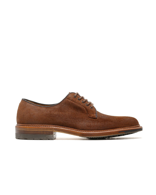 Alden Plain Toe Blucher Reverse Tobacco Oiled Nubuck 9474C