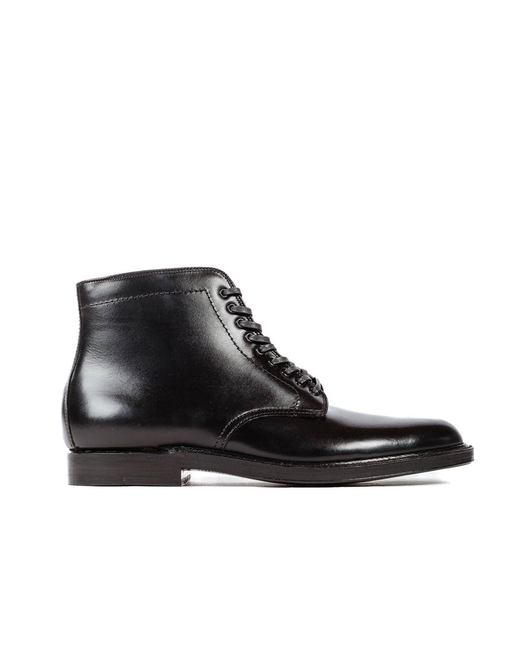 Alden Plain Toe Boot Black Calfskin G2803