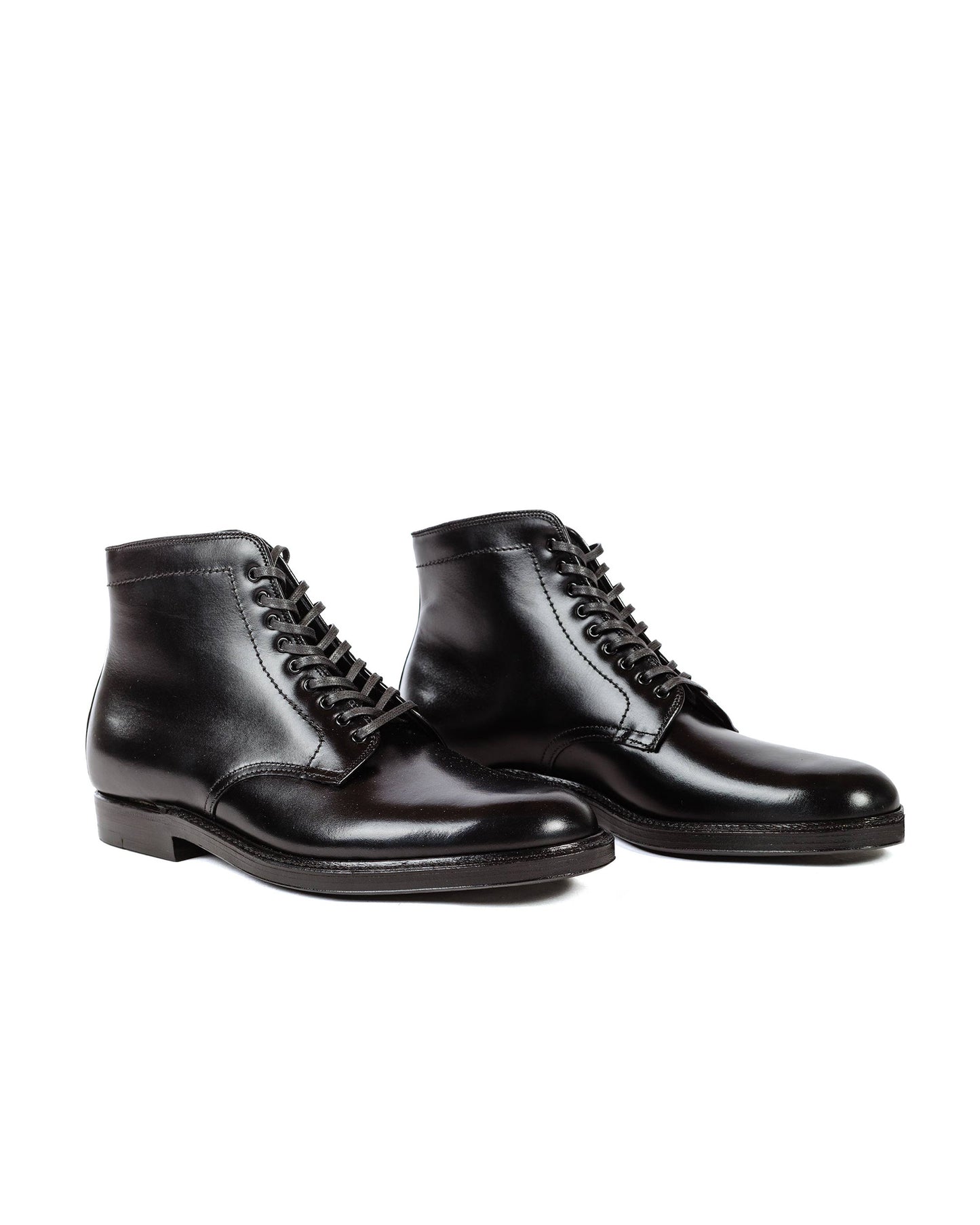 Alden Plain Toe Boot Black Calfskin G2803 side