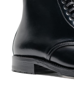 Alden Straight Tip Boot With Commando Sole Black Shell Cordovan 39625C Sole Detail