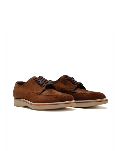 Alden V Tip Blucher Reverse Tobacco Chamois G2602 side