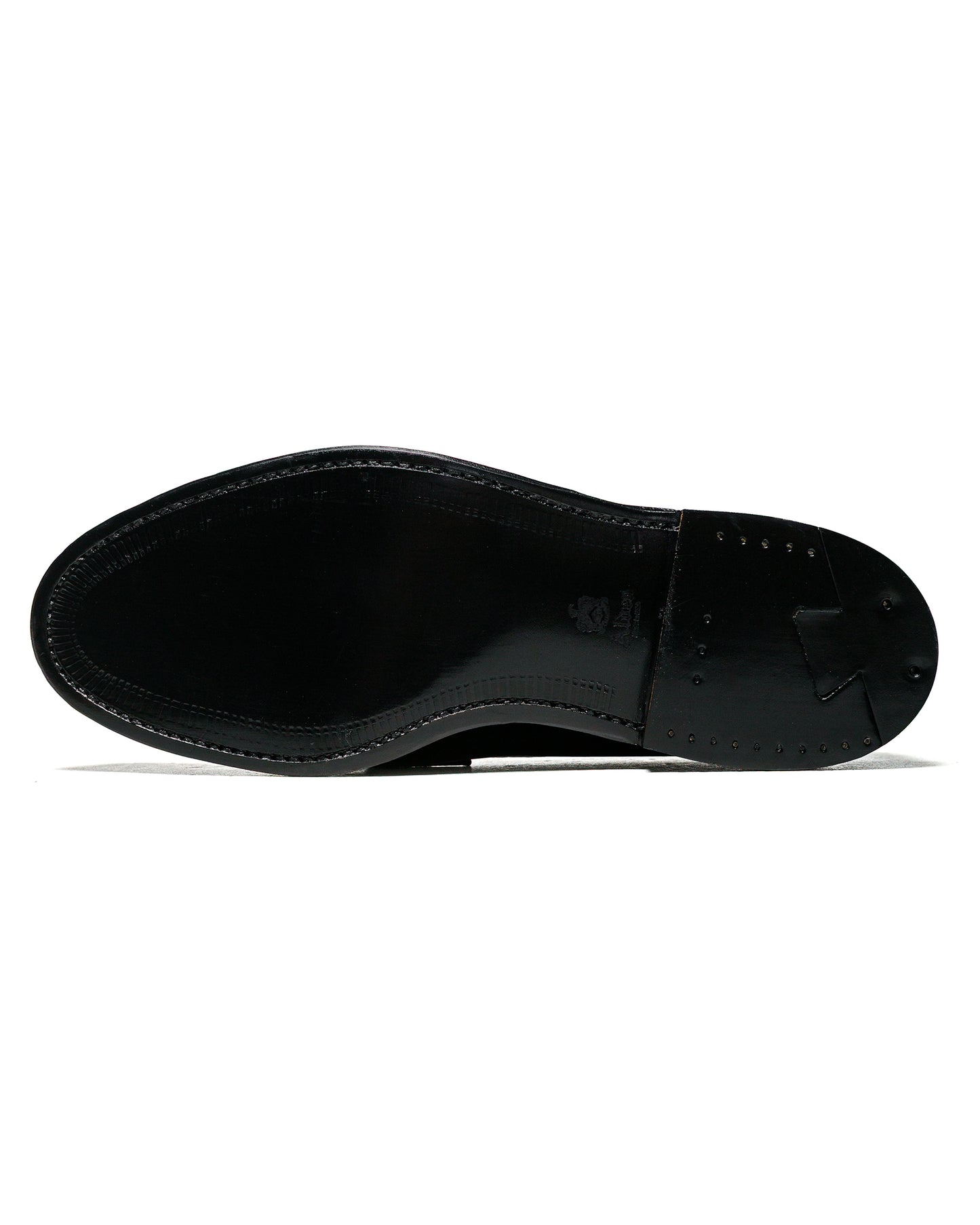 Alden Penny Loafer Black Calfskin/Black Alpine Grain G2201