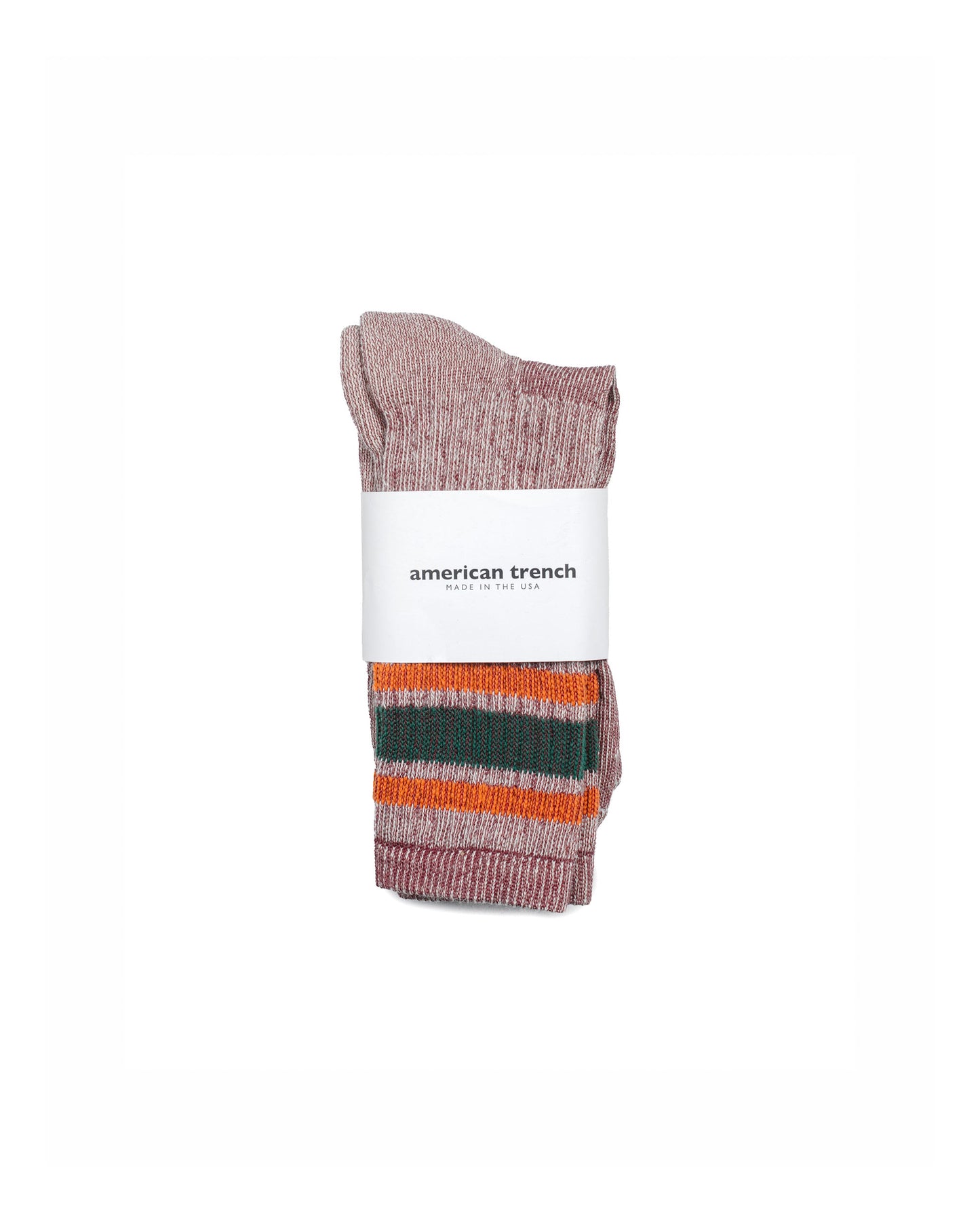 American Trench Merino Activity Socks Maroon