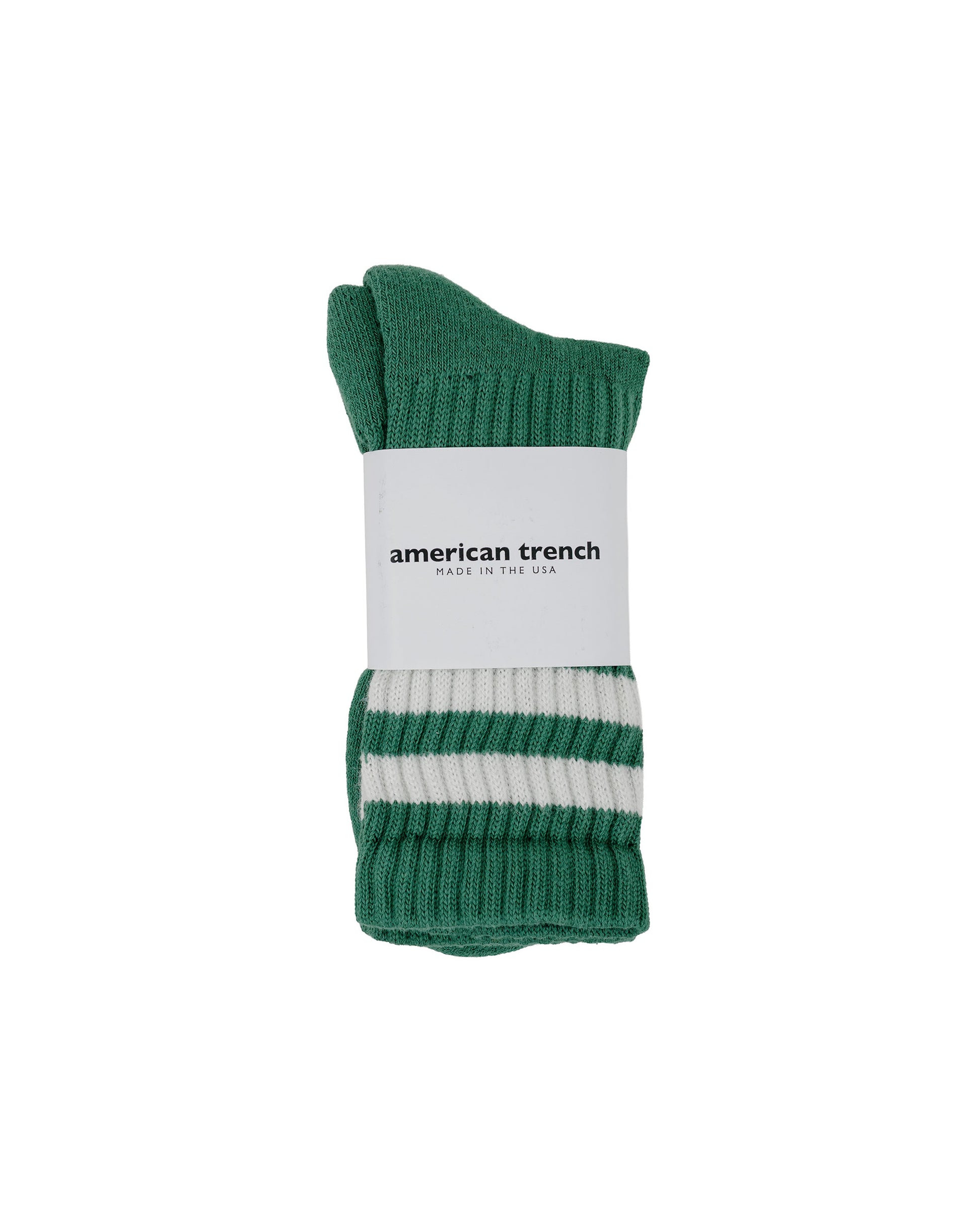 American Trench The Retro Double Stripe Green
