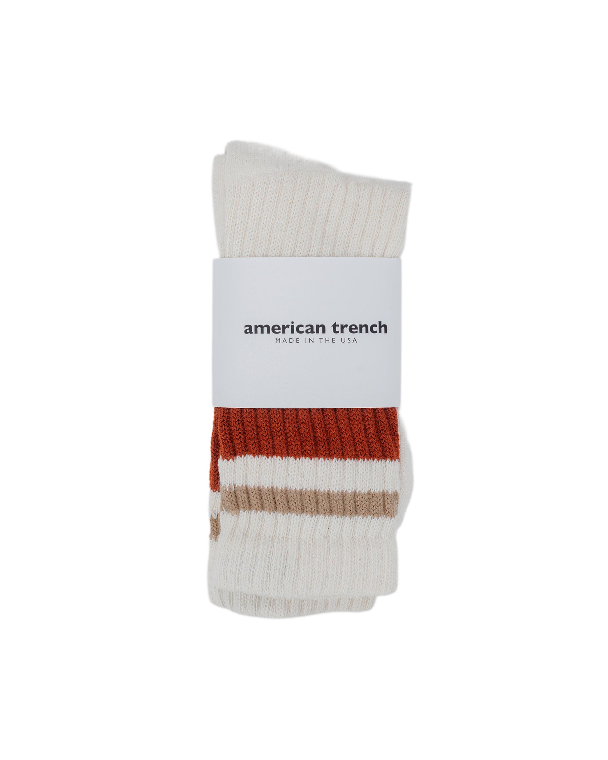 American Trench The Retro Stripe Rust/Sandstone