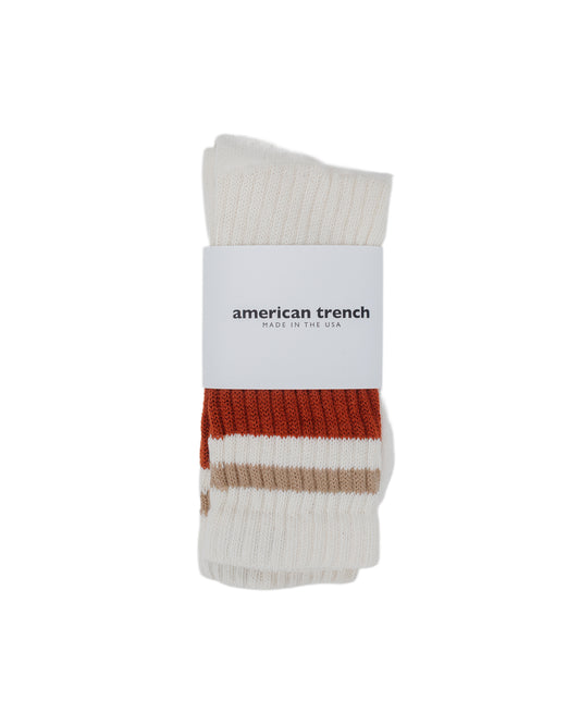 American Trench The Retro Stripe Rust/Sandstone