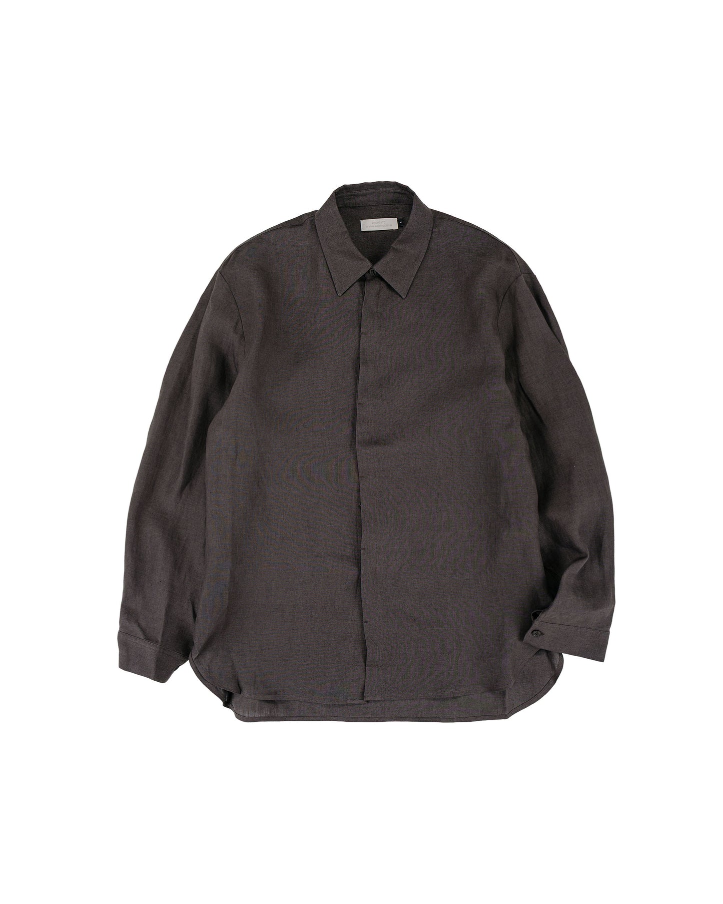 lost & found Amomento Amomento Linen Oversized Shirt Khaki Grey