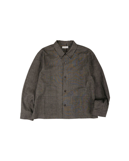 lost & found Amomento Amomento Linen Pocket Jacket Brown