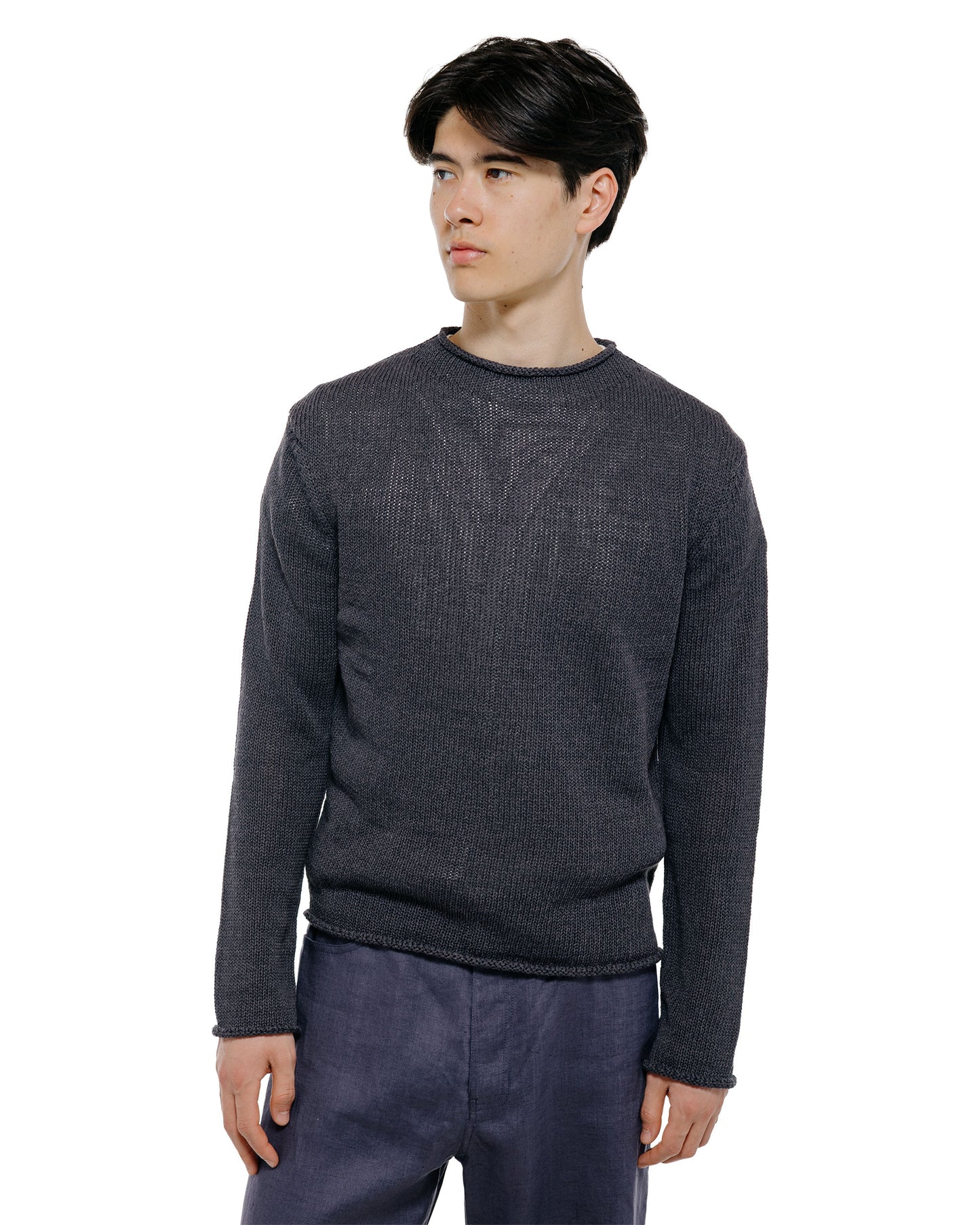 lost & found Amomento Amomento Paper Yarn Pullover Charcoal