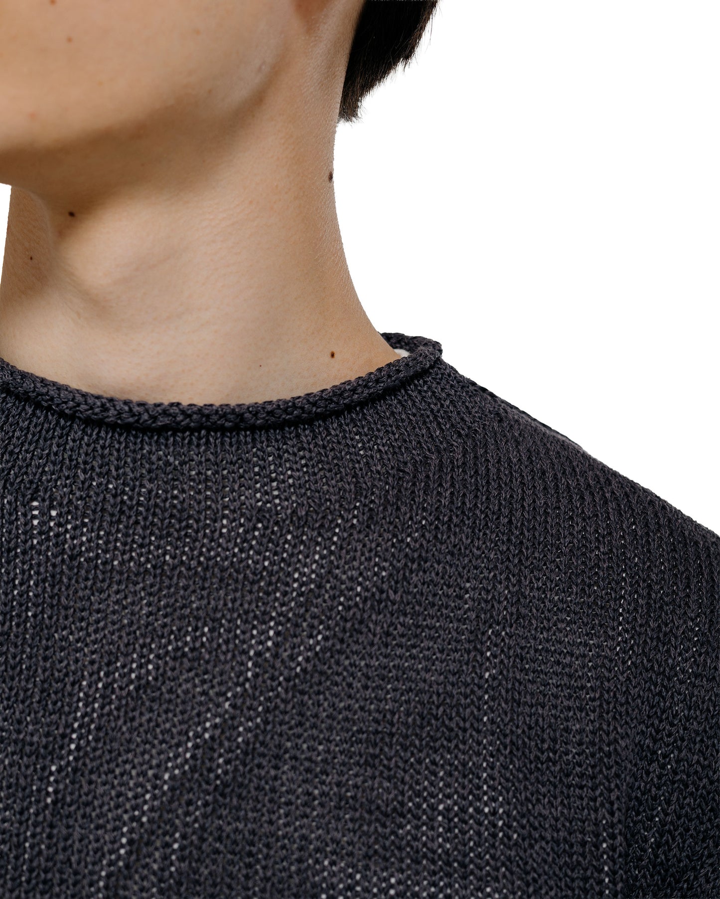 lost & found Amomento Amomento Paper Yarn Pullover Charcoal