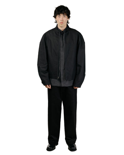 Amomento Cotton Curved Jumper Black