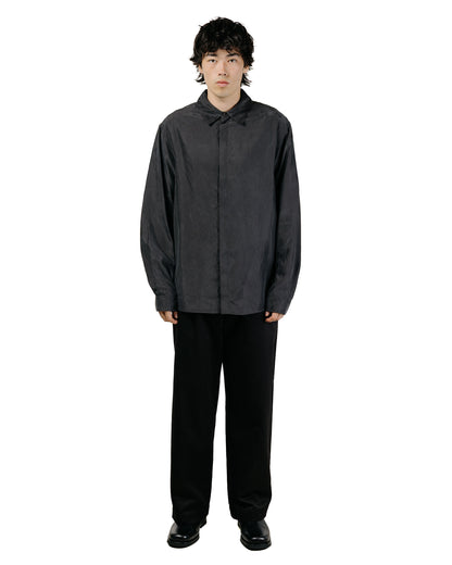 Amomento Cupro Shirt Charcoal