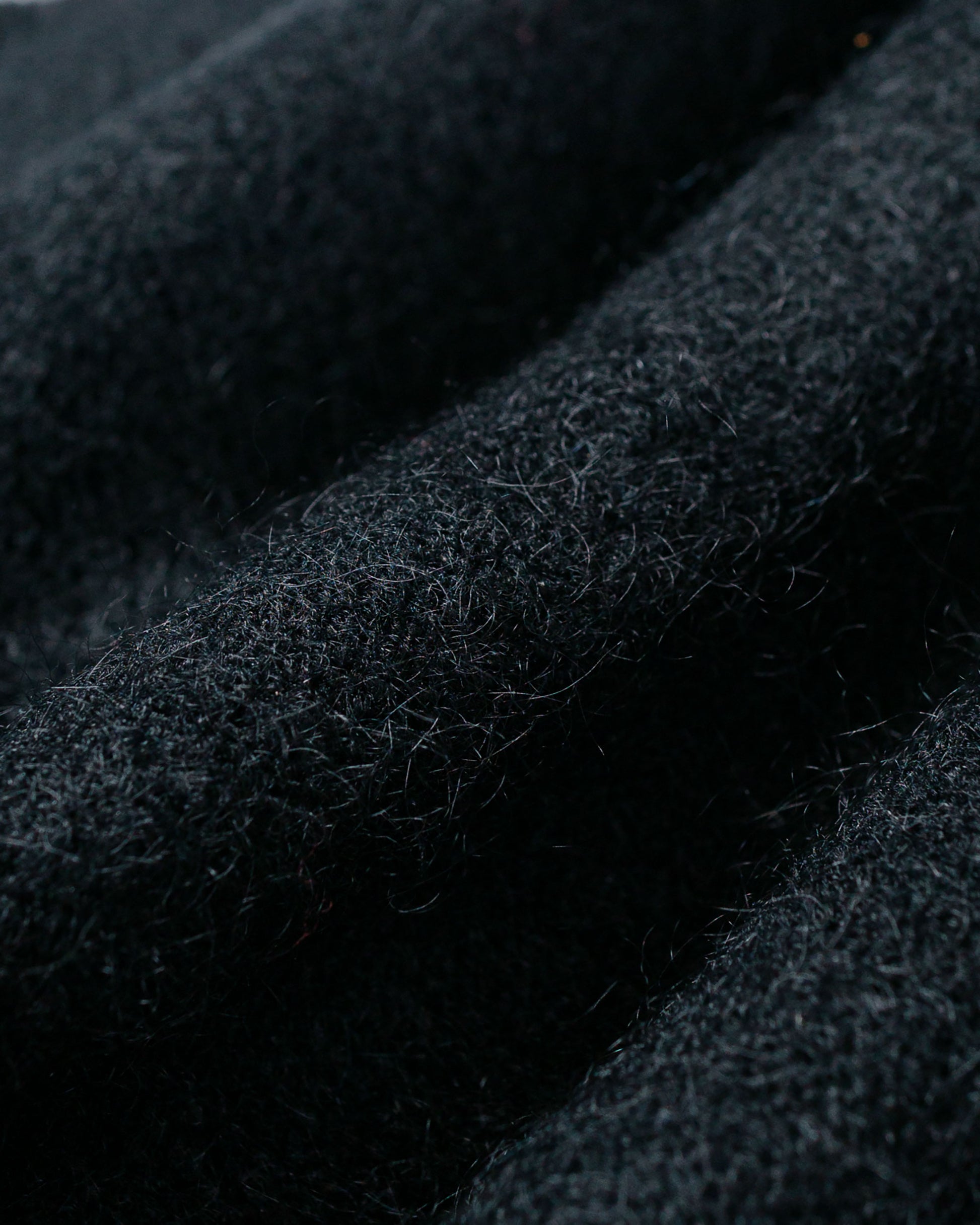 Amomento Hairy Balaclava Scarf Black