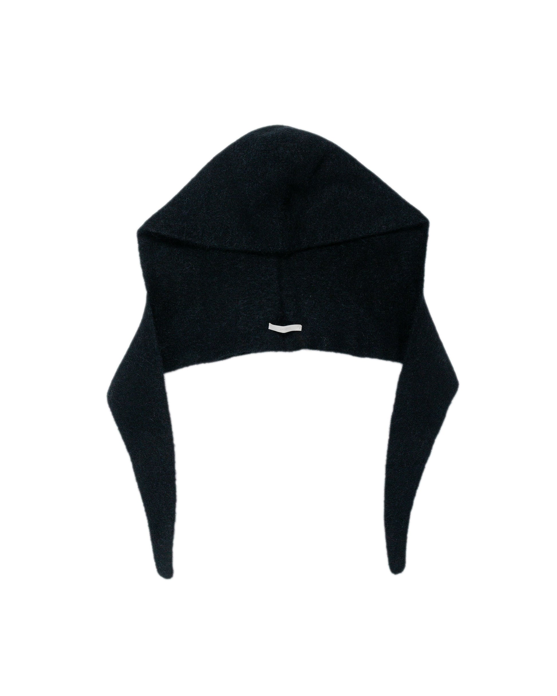 Amomento Hairy Balaclava Scarf Black