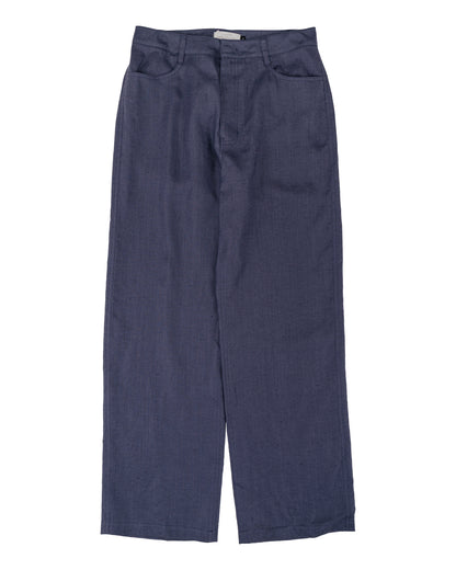 lost & found Amomento Amomento Linen Straight Pants Blue