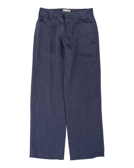 lost & found Amomento Amomento Linen Straight Pants Blue