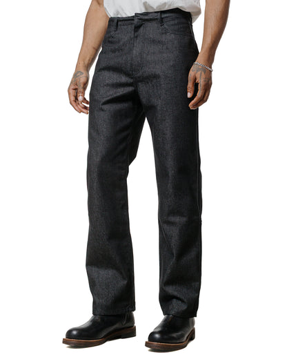 Amomento Men's Color Indigo Denim Black