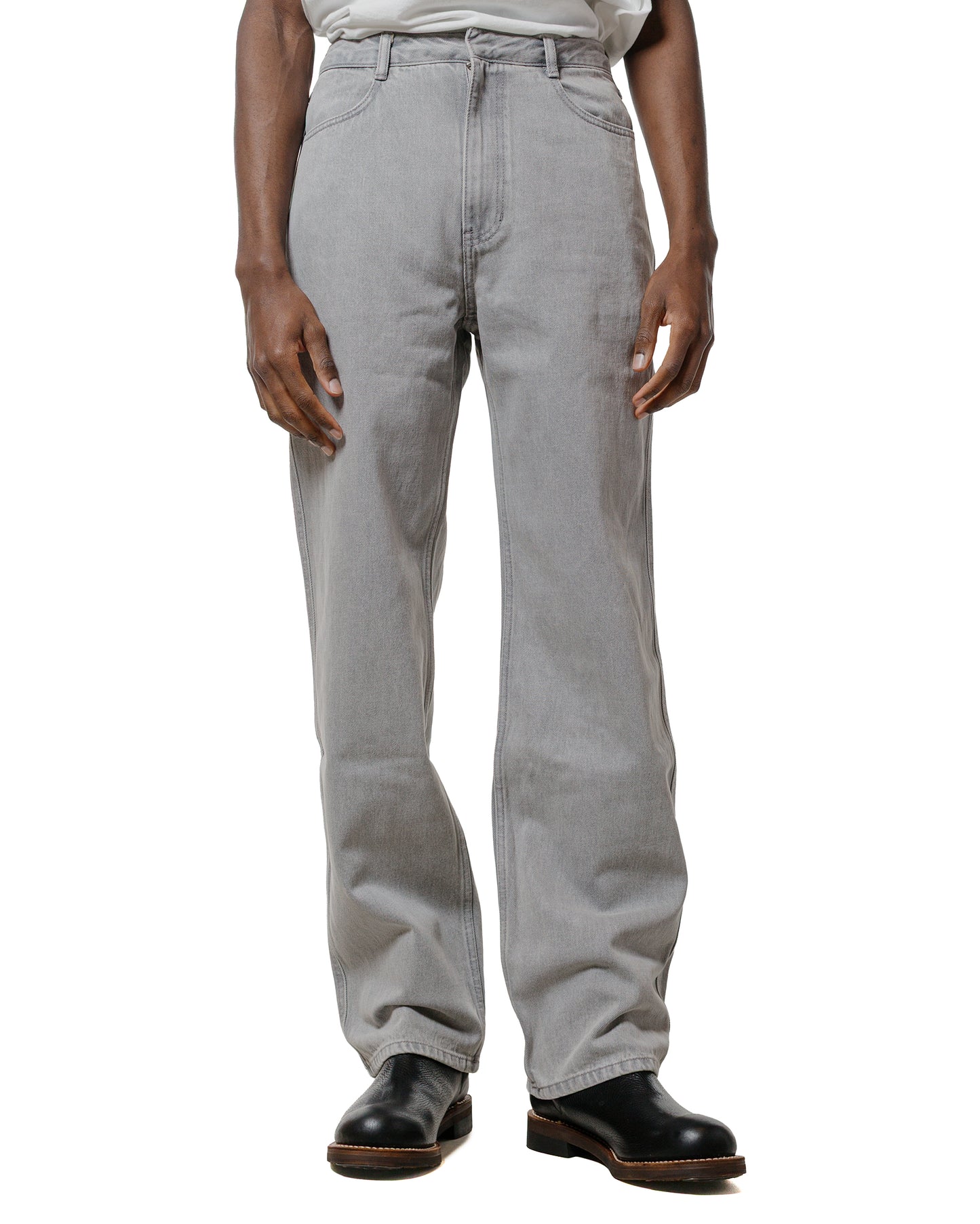 Amomento Men's Color Indigo Denim Grey