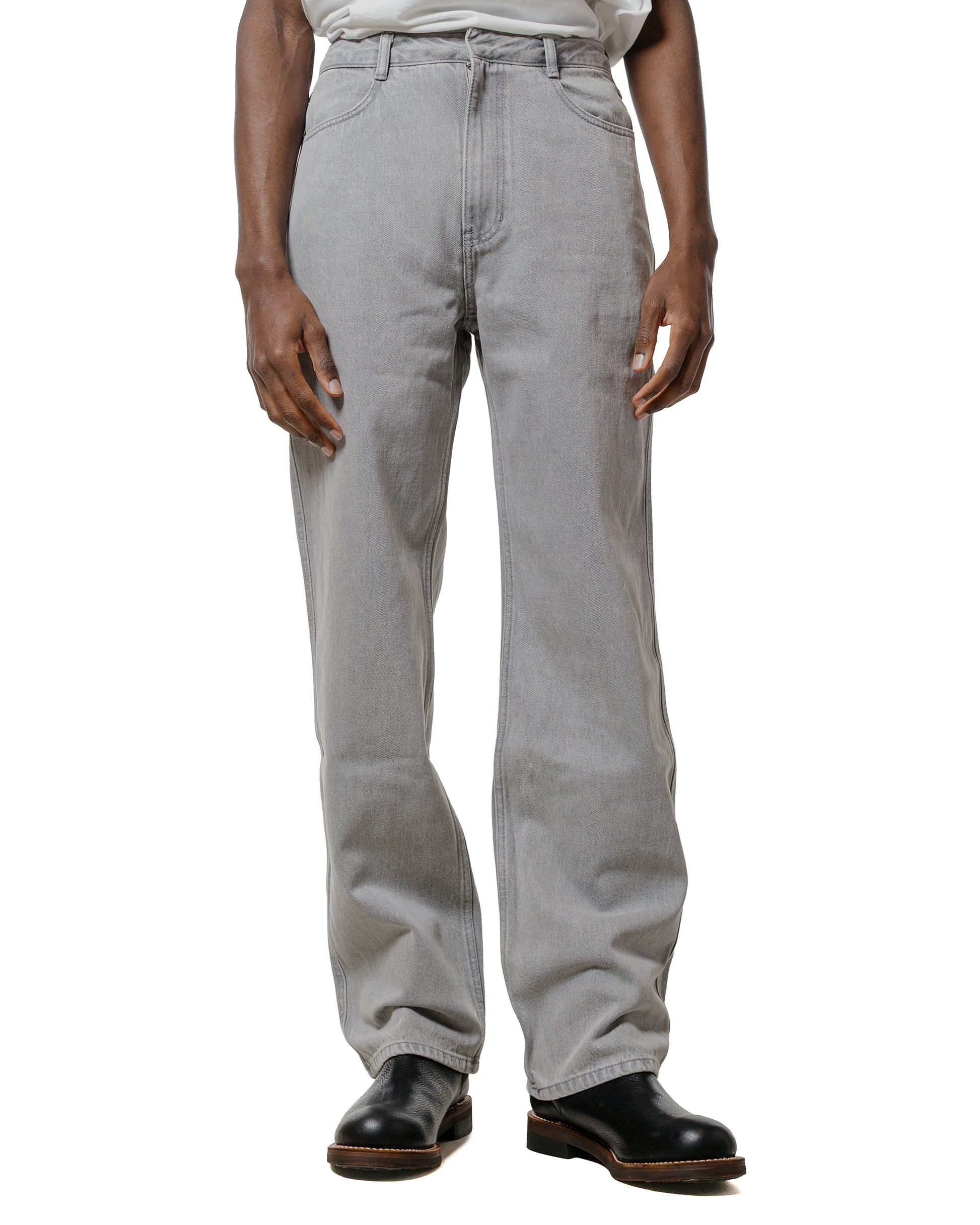 Amomento Men's Color Indigo Denim Grey