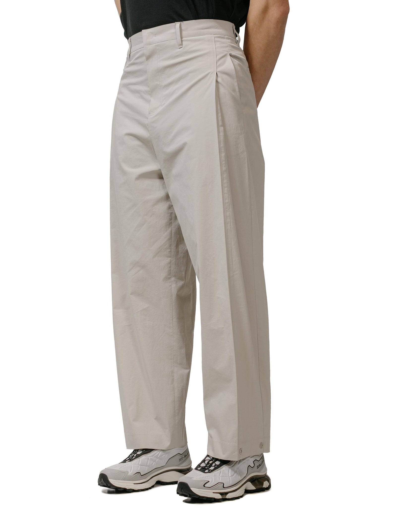  Amomento Mens Snap Garconne Pants Light Grey model front