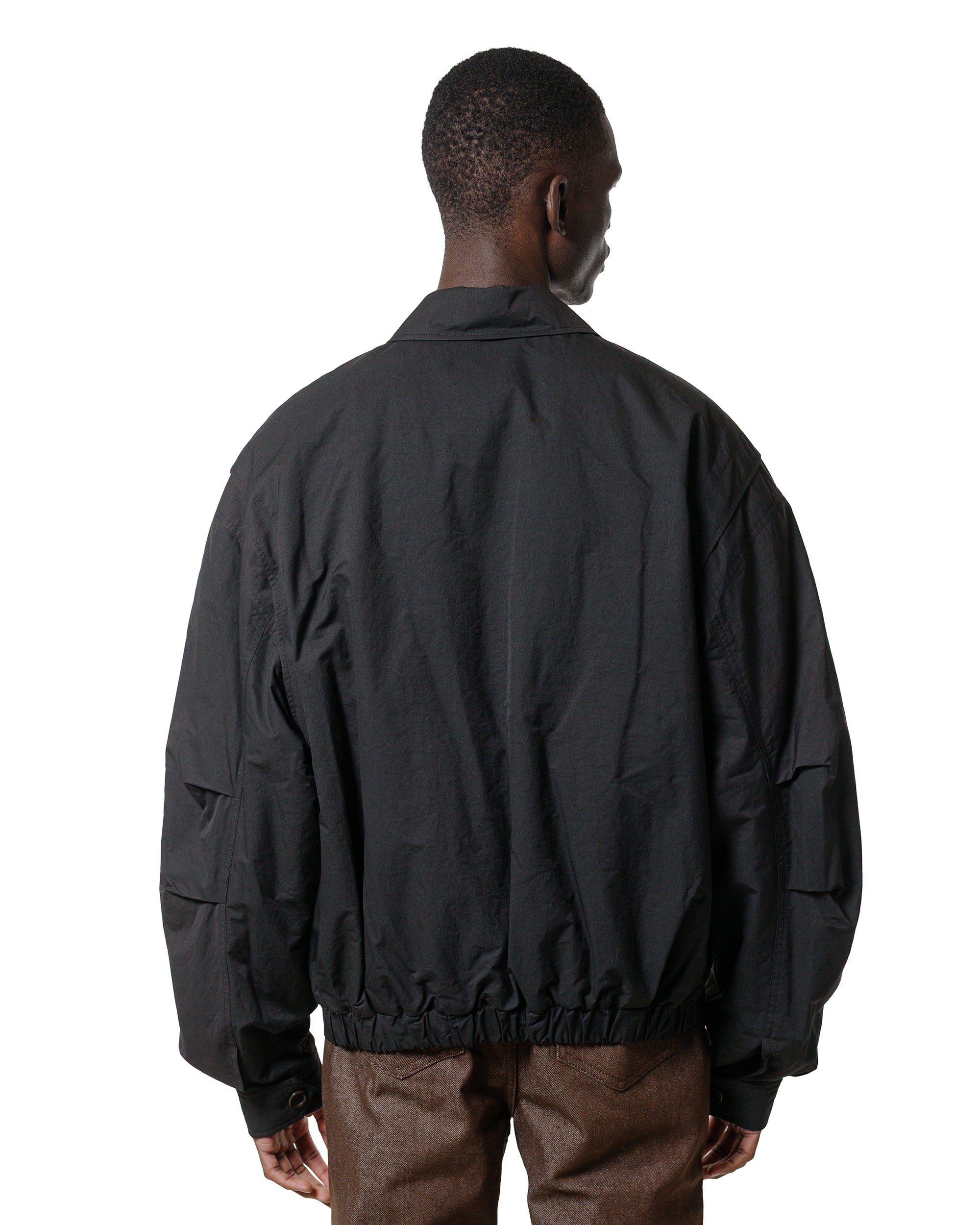 Amomento Padded Cotton Nylon Jumper Black