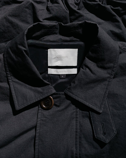 Amomento Padded Cotton Nylon Jumper Black