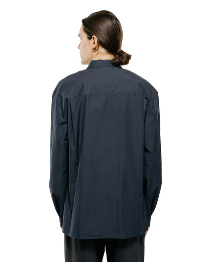 Amomento Pleated Shirt Navy
