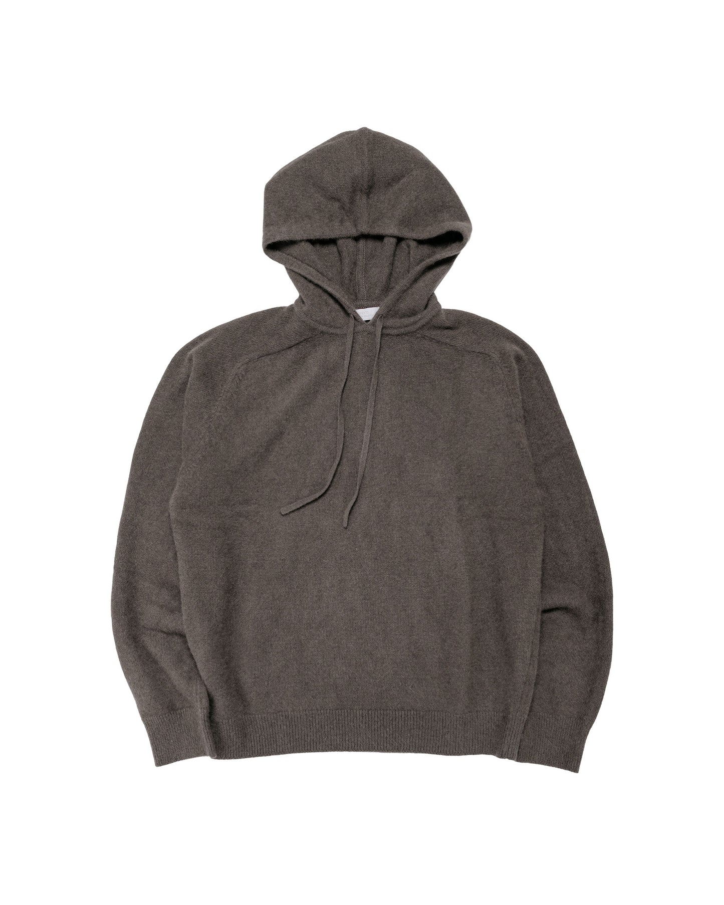 Amomento Racoon Hoodie Knit Brown