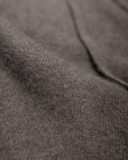 Amomento Racoon Hoodie Knit Brown