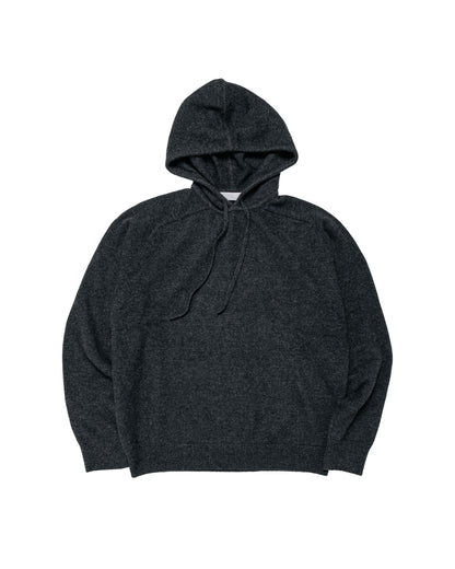 Amomento Racoon Hoodie Knit Charcoal