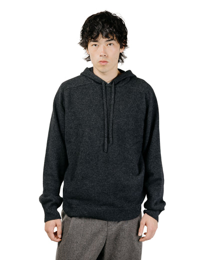 Amomento Racoon Hoodie Knit Charcoal
