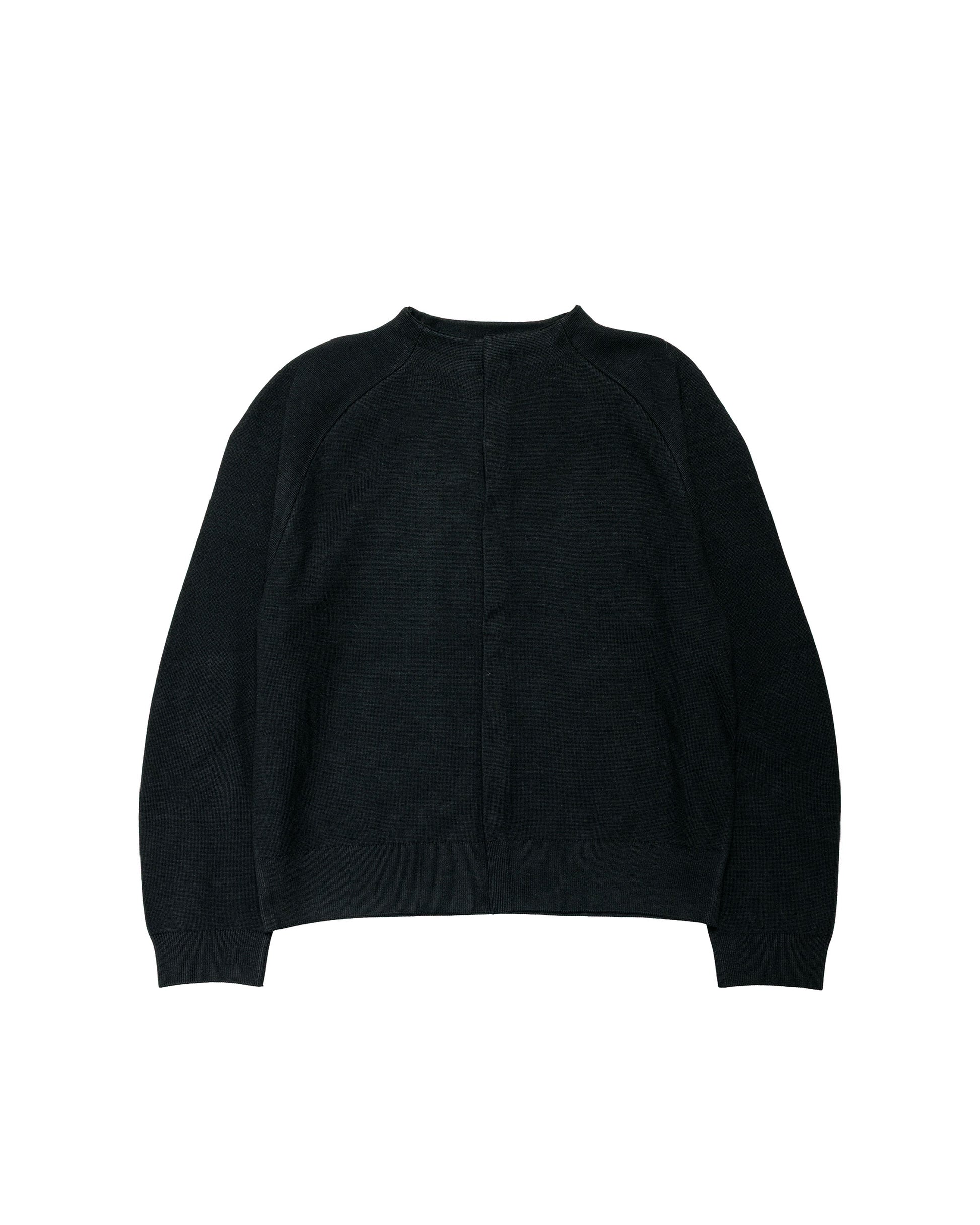 Amomento Rounded Sleeve Cardigan Black