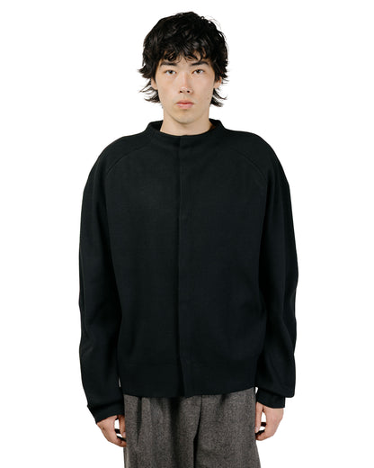 Amomento Rounded Sleeve Cardigan Black