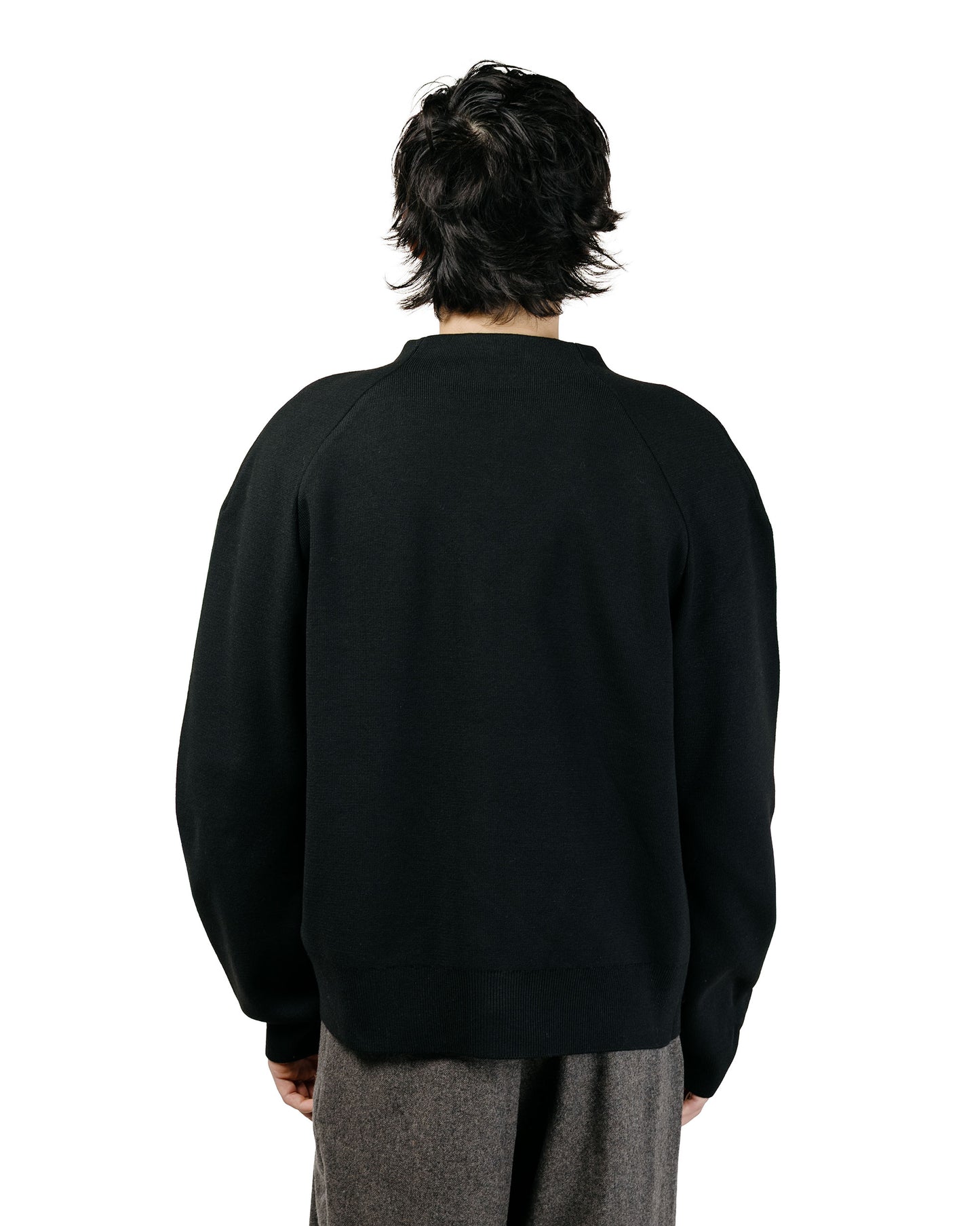 Amomento Rounded Sleeve Cardigan Black