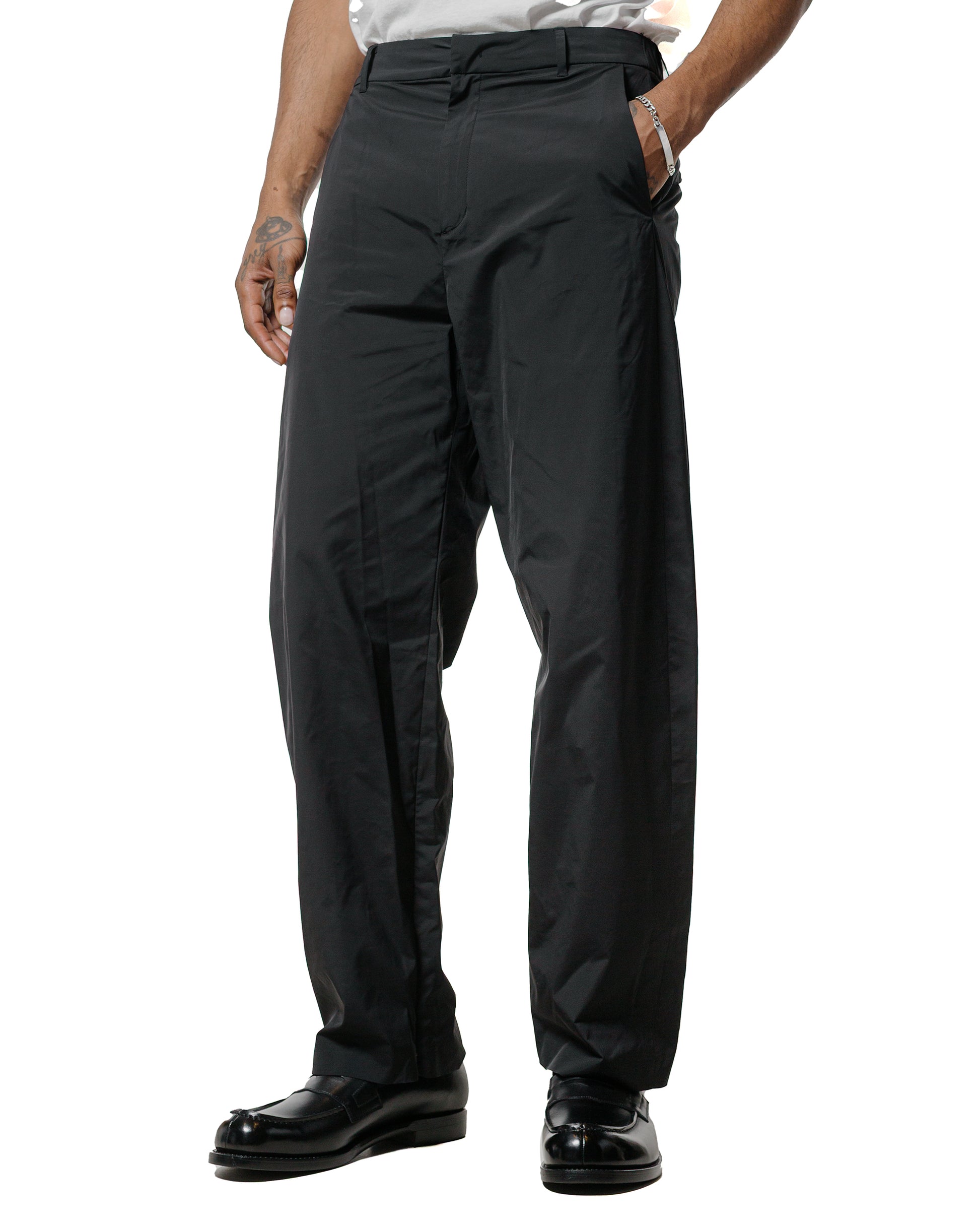 Amomento Taffeta Curved Leg Pants Black