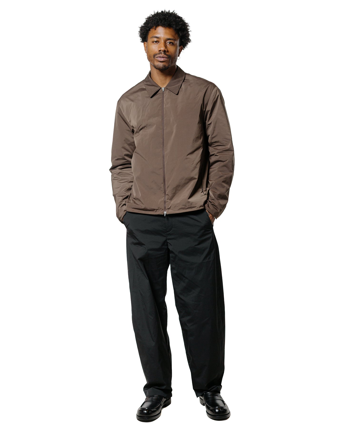 Amomento Taffeta Curved Leg Pants Black