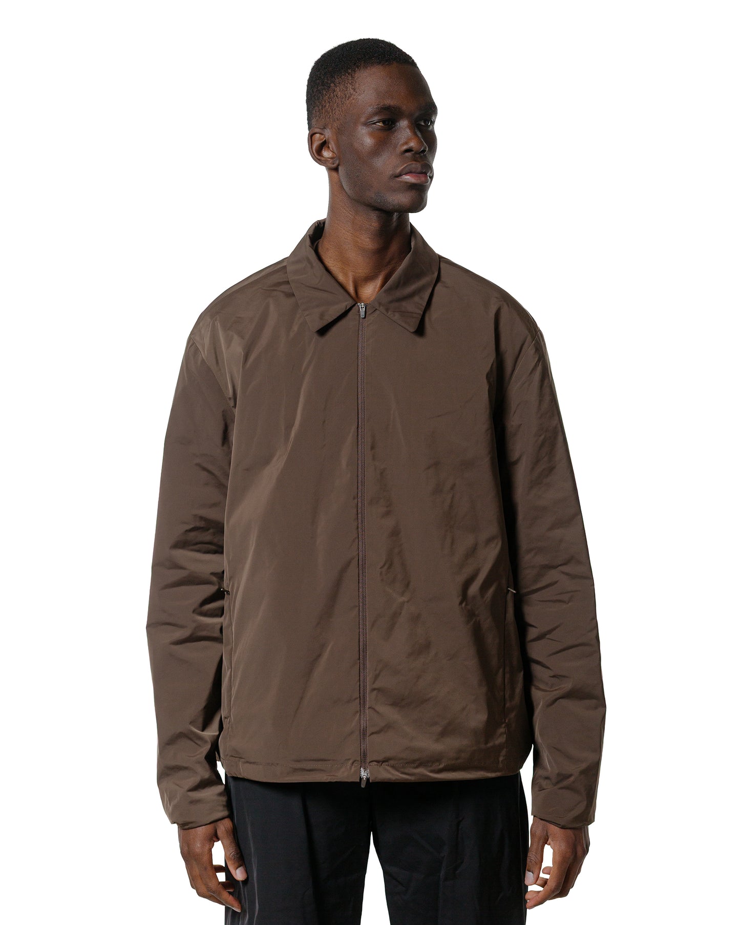 Amomento Taffeta Padded Jumper Brown